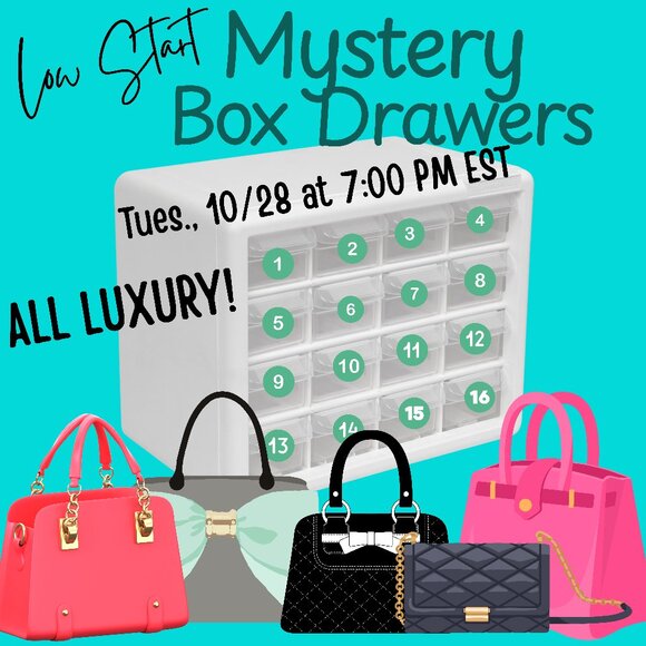 LUXURY MYSTERY BAGS & MORE! LIVE SHOW LISTING 10/28/25 - Picture 1 of 1